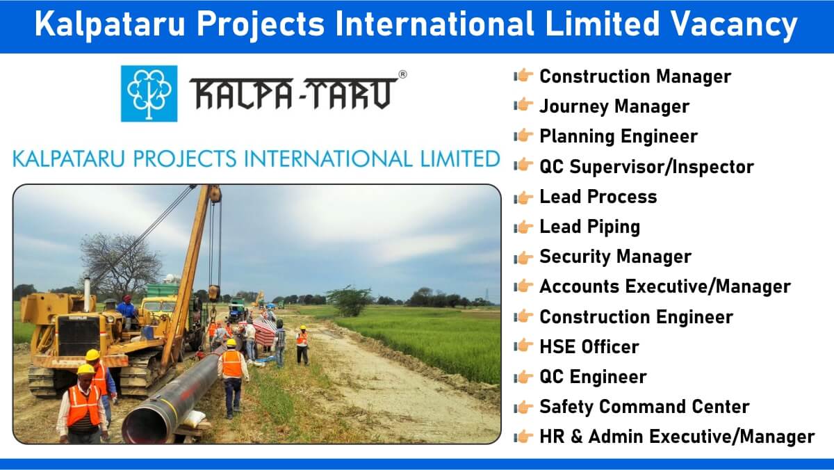 Kalpataru Projects International Limited Vacancy