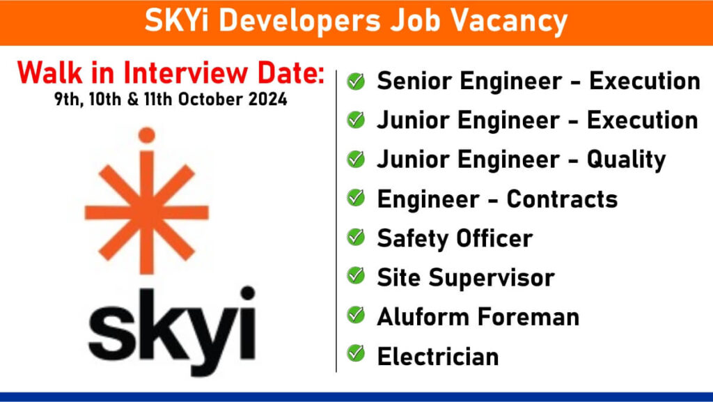 SKYi Developers Job Vacancy