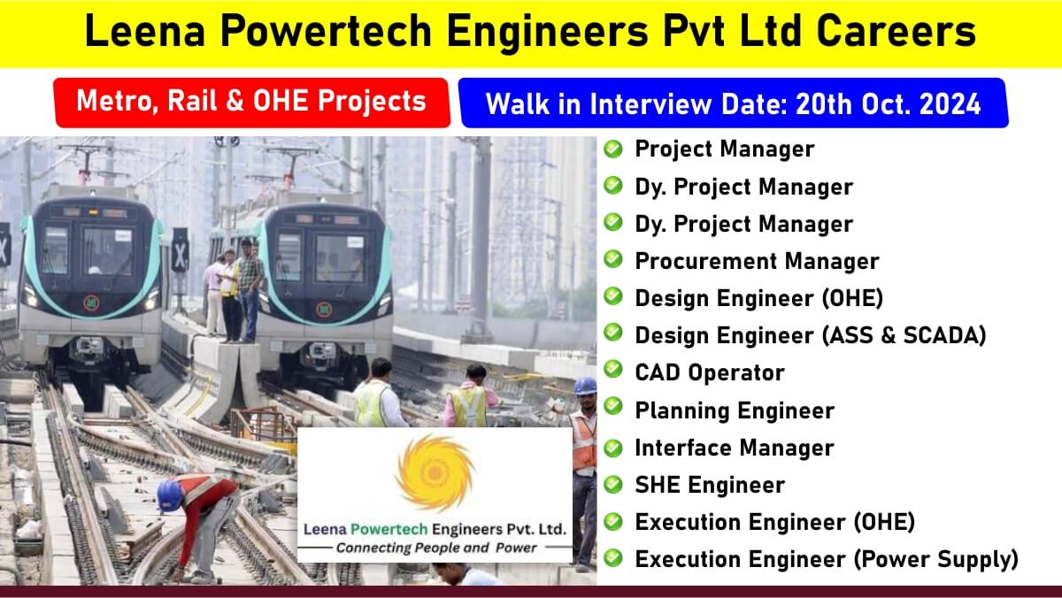 Leena Powertech Engineers Pvt Ltd Vacancy