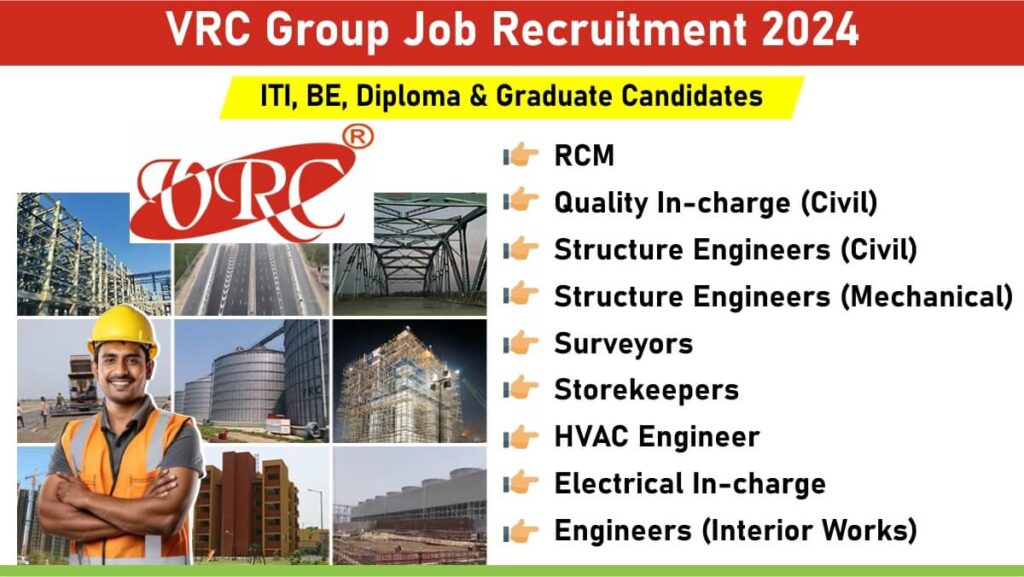 VRC Group Job Recruitment 2024