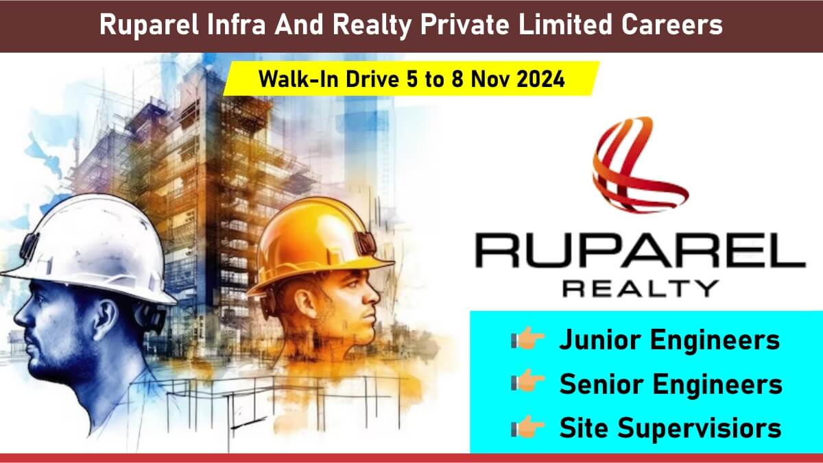 Ruparel Infra And Realty Private Limited Careers