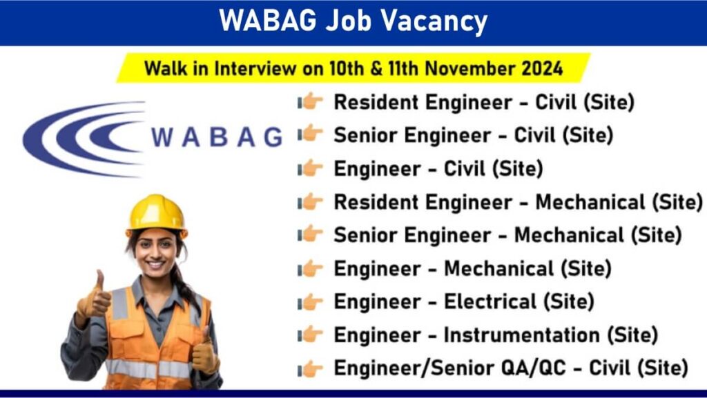 WABAG Job Vacancy