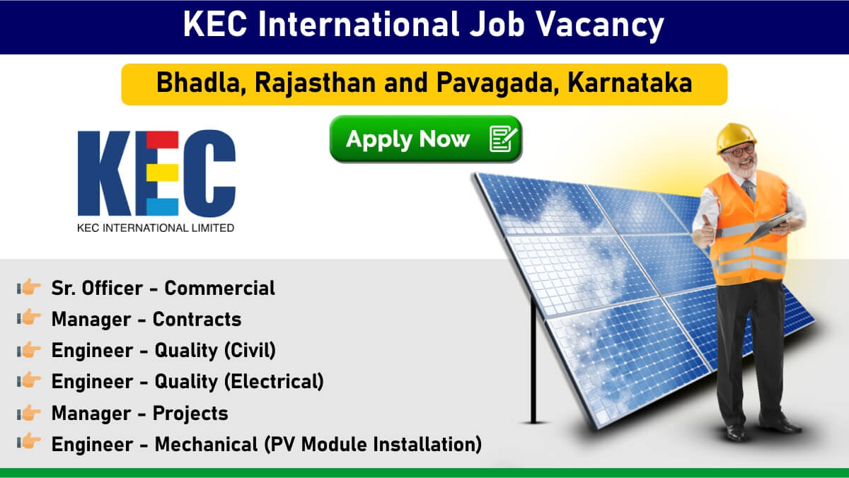 KEC International Vacancy