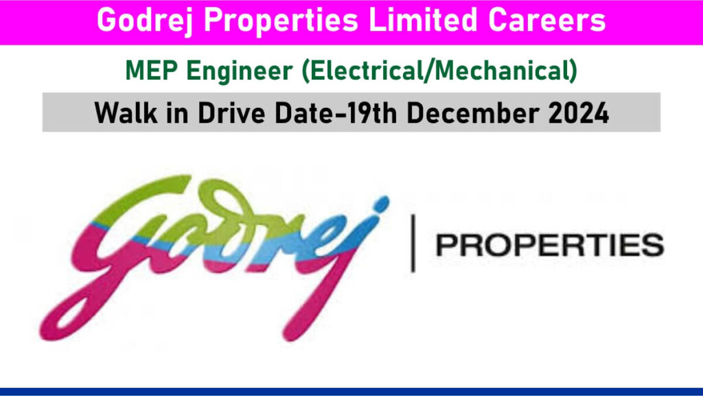 Godrej Properties Limited Careers