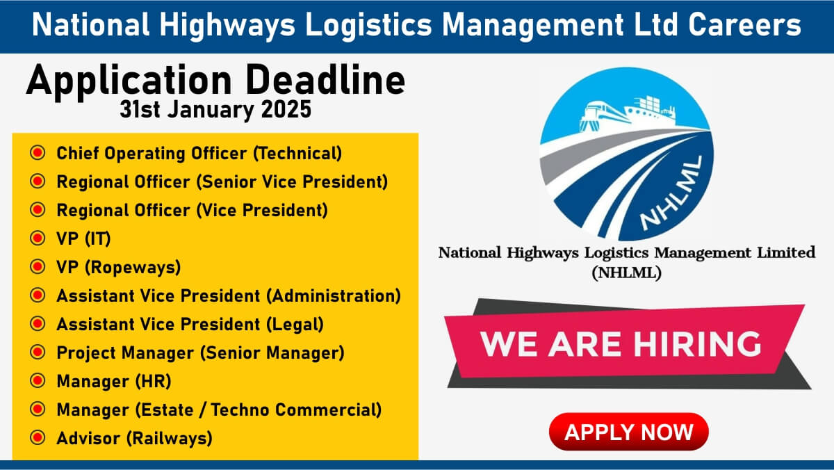 National Highways Logistics Management Ltd Vacancy