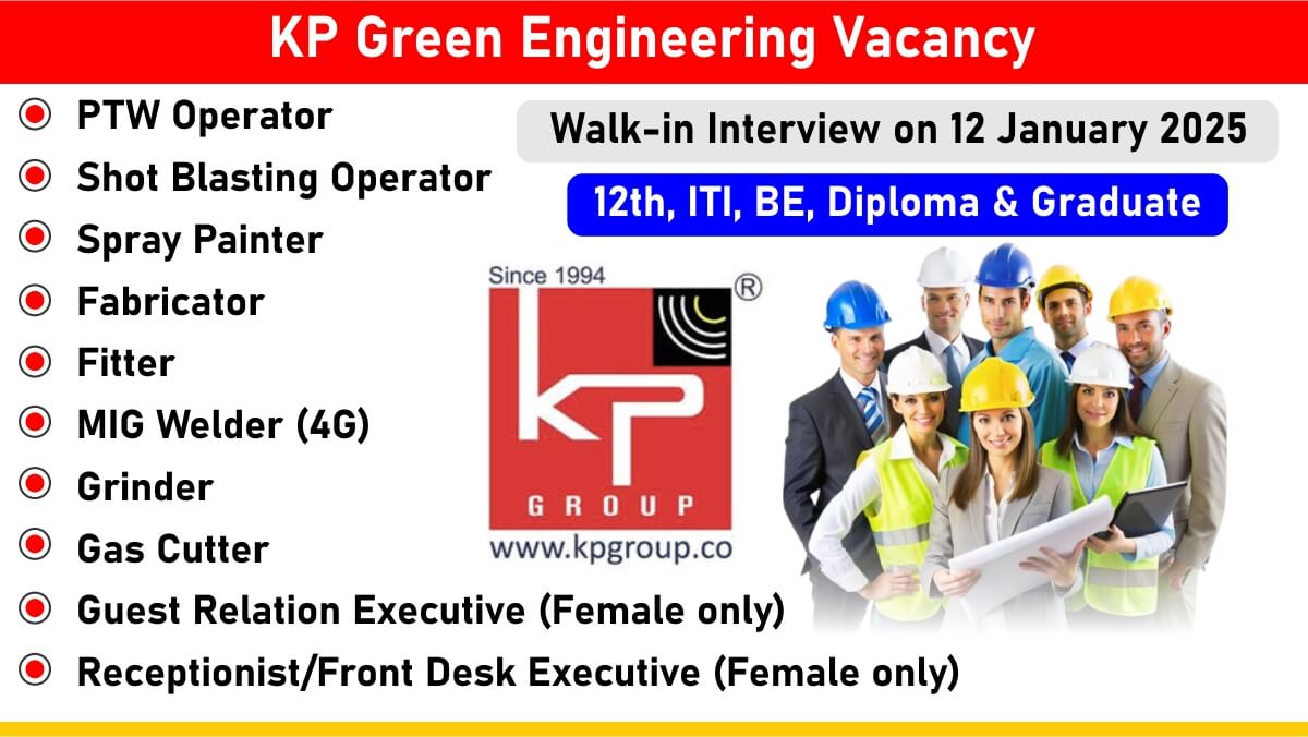KP Green Engineering Vacancy