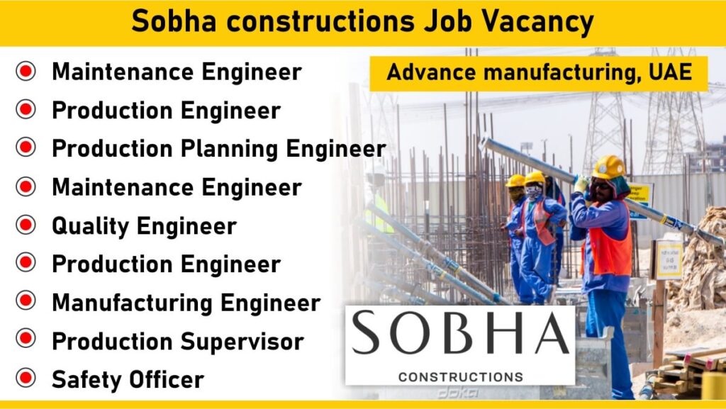 Sobha constructions Job Vacancy