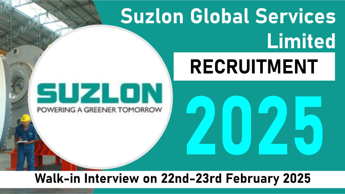 Suzlon Global Services Ltd Vacancy