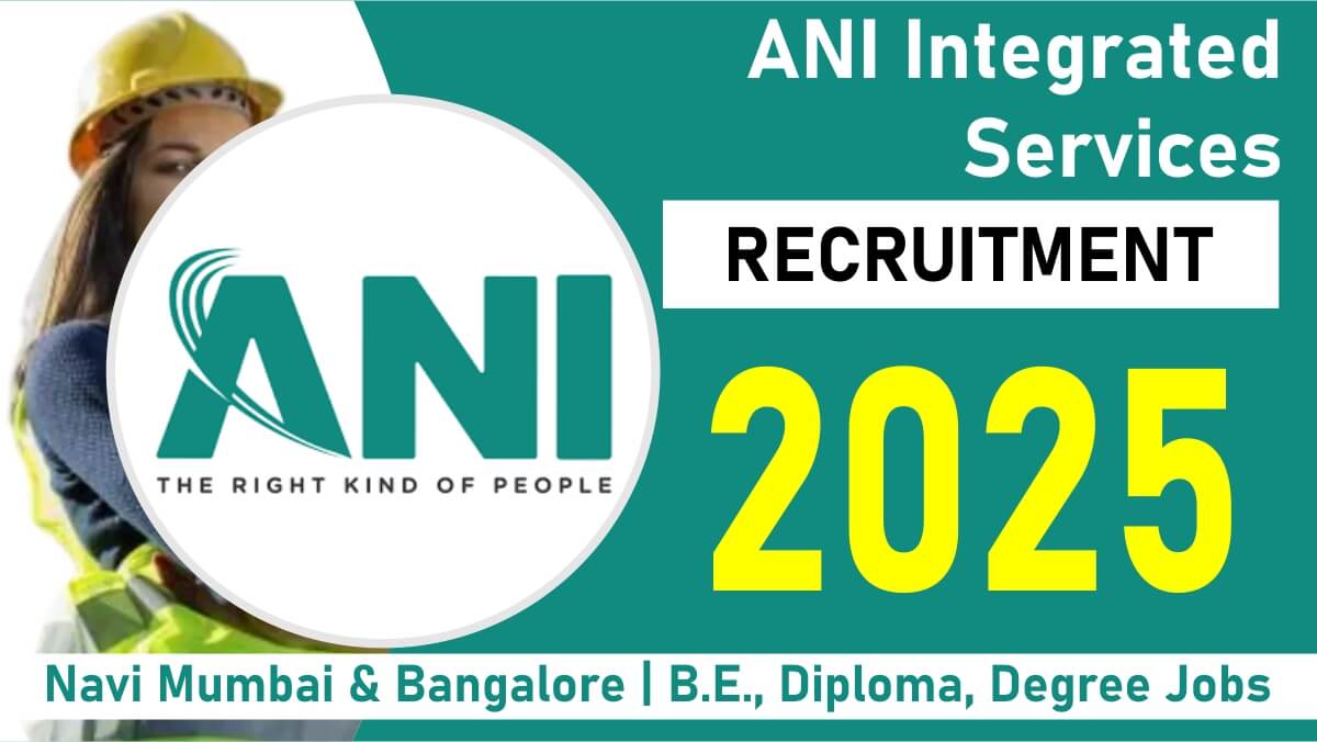 ANI Integrated Services Job Vacancy